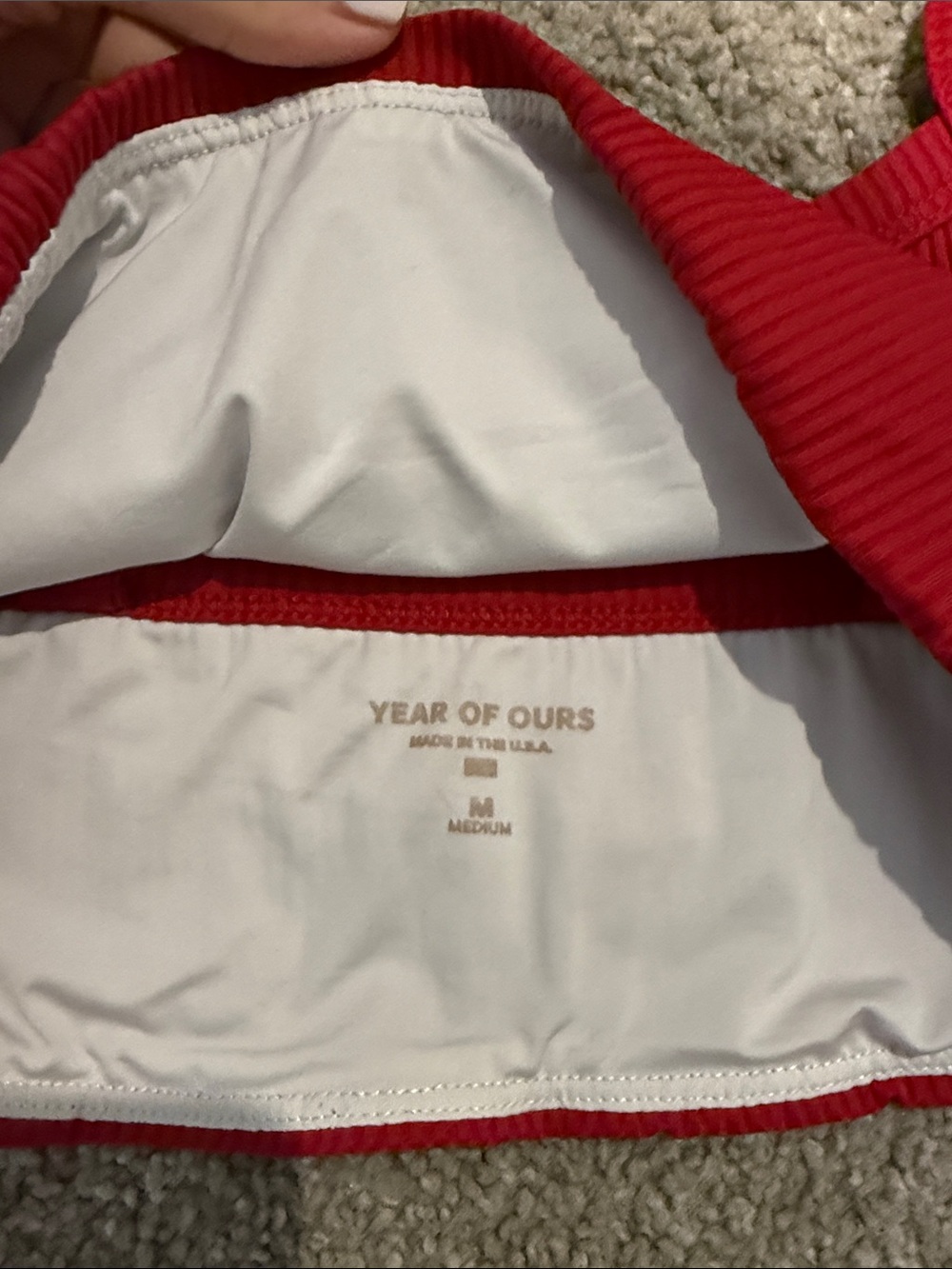 Year of Ours Ribbed Sports Bra & Leggings Set - Picture 2 of 3